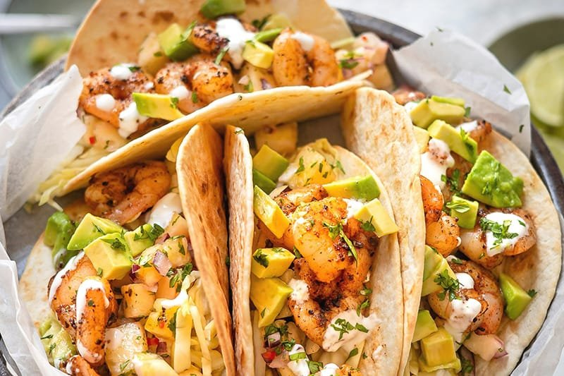 Shrimp tacos